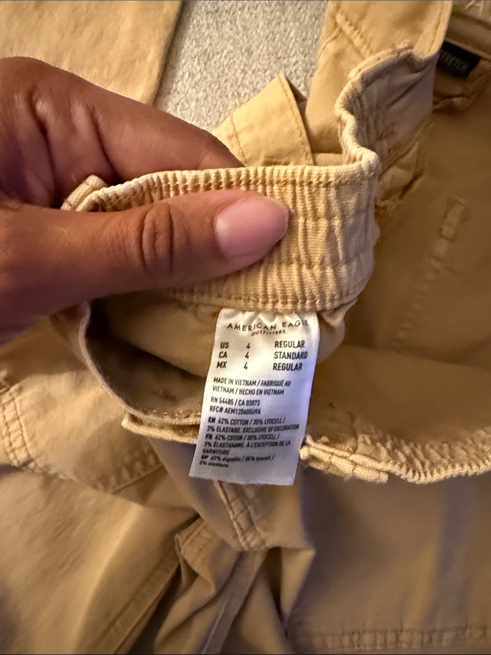 American Eagle Straight Cargo Jeans - Picture 4 of 6